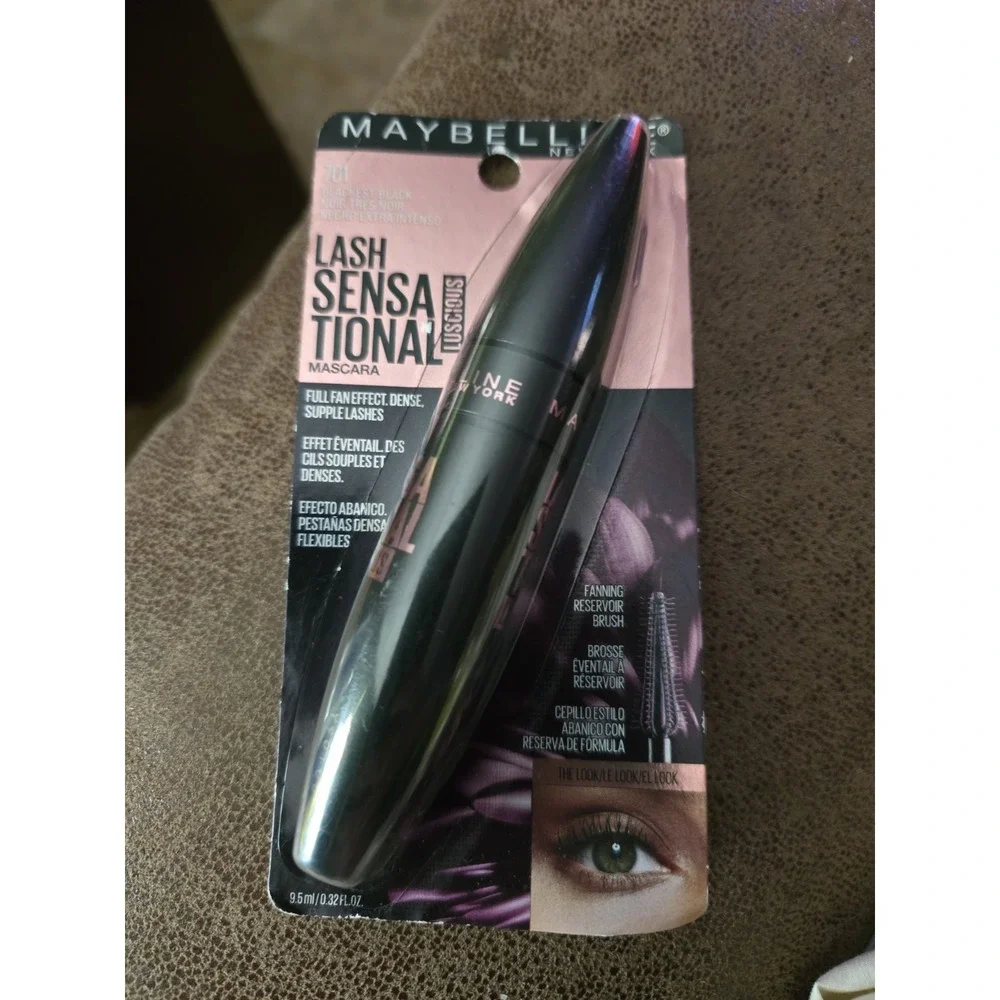 Maybelline NY Lash Sensational Luscious Washable Mascara 701 Blackest Black